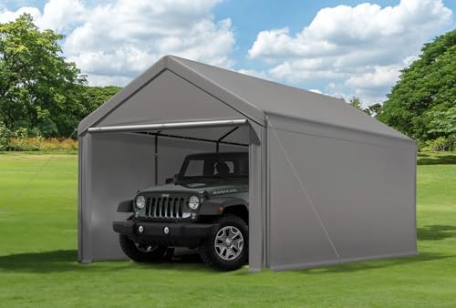 Amazon.com: Carport 10x20ft Heavy Duty Canopy Storage Shed .