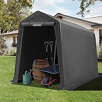 Amazon.com: 6'x7' Storage Shed,Outdoor Portable Shed Carport .