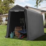 Amazon.com: 6'x7' Storage Shed,Outdoor Portable Shed Carport .