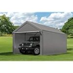 Amazon.com: Carport 10x20ft Heavy Duty Canopy Storage Shed .