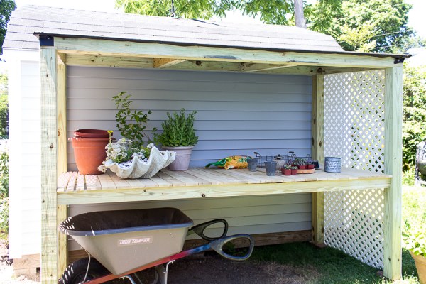 Lean-To Potting Shed (Build Plans) - Finding Silver Penni