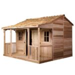 Cedarshed Ranchouse 13 ft. W x 15 ft. D Wood Shed with Porch (168 .
