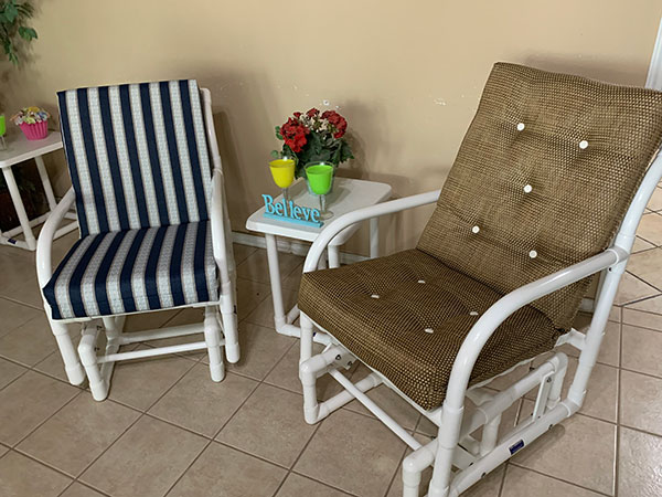 PVC Pipe Patio Furniture Corpus Christi | Chairs, Chaise, Love Sea