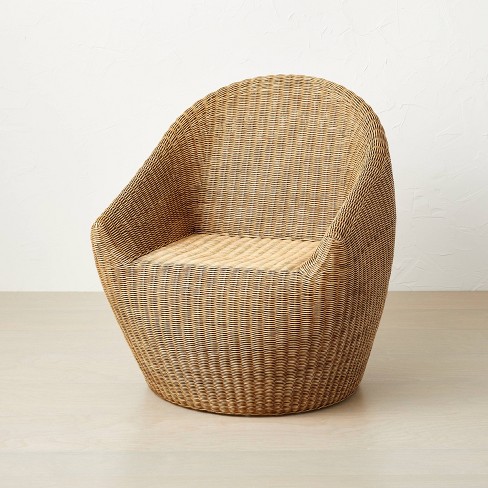 Estero Wicker Accent Chair Natural Brown - Opalhouse™ Designed .