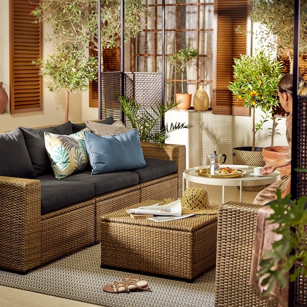 Rattan Garden Furniture - Rattan Outdoor Furniture - IKEA Irela