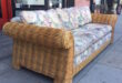 SOLD | Engaged to Relaxation | Classic 1970s Rattan Sofa with .