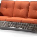 Amazon.com: MeetLeisure Outdoor Patio Couch Wicker Sofa - 3 Seater .