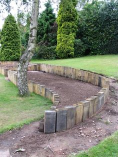 28 Curved retaining wall ideas | retaining wall, garden design .