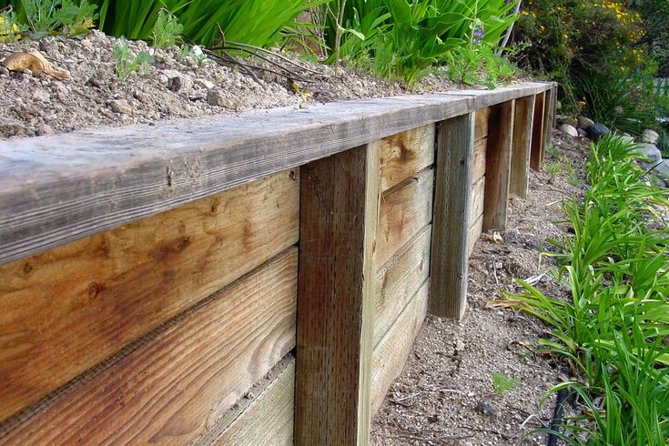 4 Inexpensive Retaining Wall Ideas | Retaining wall, Inexpensive .