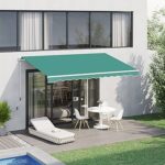 Amazon.com : Outsunny 10' x 8' Retractable Awning, Patio Awnings .