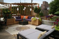 40 Roof Deck Garden... ideas | deck garden, roof garden, roof de