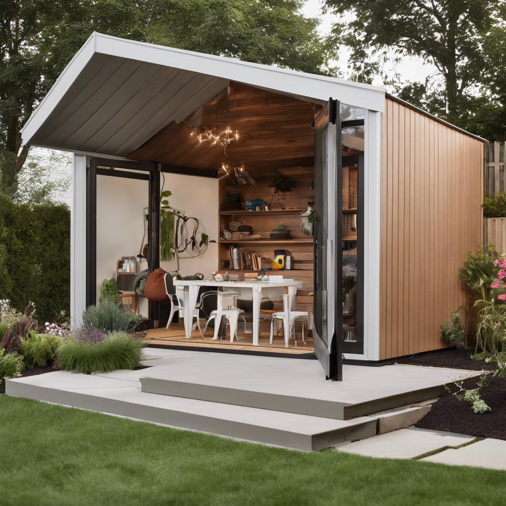 Tips⁢ for Styling and Decorating Contemporary Sheds