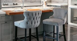 Elevate Our Space: A Review of Velvet Wingback Bar Stools