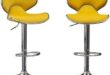 Transforming Our Space with Stylish Yellow Velvet Barstools