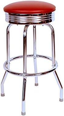 Why We Love the Retro Chrome Swivel Bar Stool for Home or Business