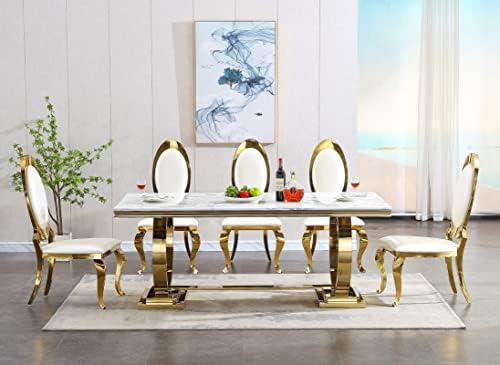 Elevating Our Space: A Review of the HomVent Marble Dining Table