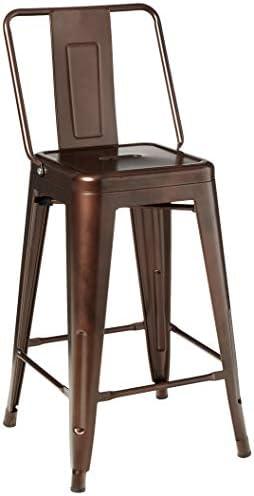 Why We Love the GIA 24-Inch Coffee High Back Stools