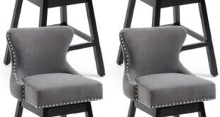 Stylish Comfort: Our Take on ECOTOUGE Swivel Barstools