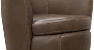 Elevate Our Space: Unboxing the Barolo Leather Swivel Chair