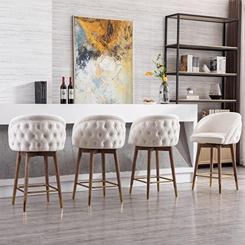 Stylish Support: Our Review of ZSARTS Velvet Bar Stools