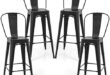 Stylish Comfort: Our Take on COSTWAY’s 30” Metal Bar Stools