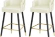 Elevate Our Kitchen Style: Review of Chic Leather Barstools