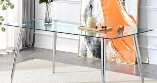 Transforming Spaces: Our Review of the Sleek Glass Dining Table