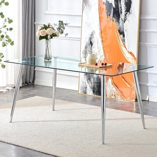 Transforming Spaces: Our Review of the Sleek Glass Dining Table