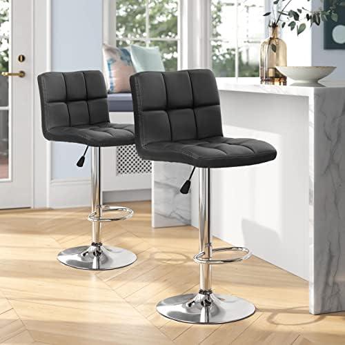 Elevate Our Kitchen Style with Modern Swivel Bar Stools