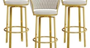 Chic Comfort: Our Review of Velvet Bar Stools Set of 3