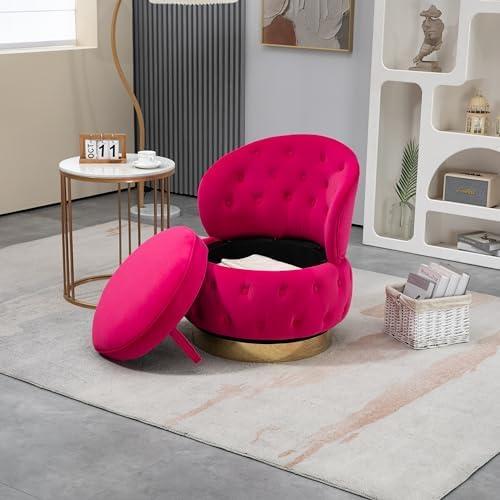 Discovering Comfort and Style: Our Review of the Red Velvet Swivel Chair