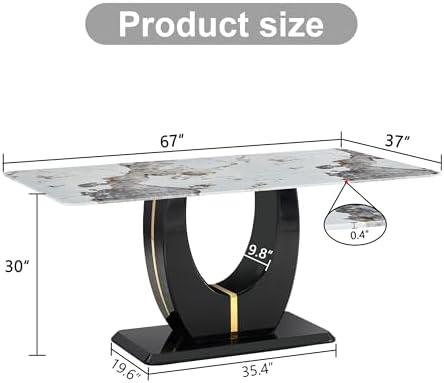 Gather Around: Our Thoughts on ‌the 67'' Marble Dining Table