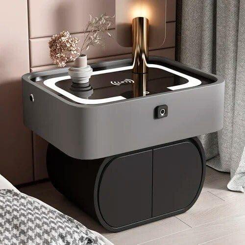 Stylish‌ Nightstands: Modern Design with LED & Storage