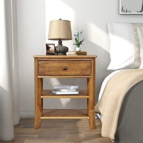 Stylish Nightstands: Modern Design with LED & Storage