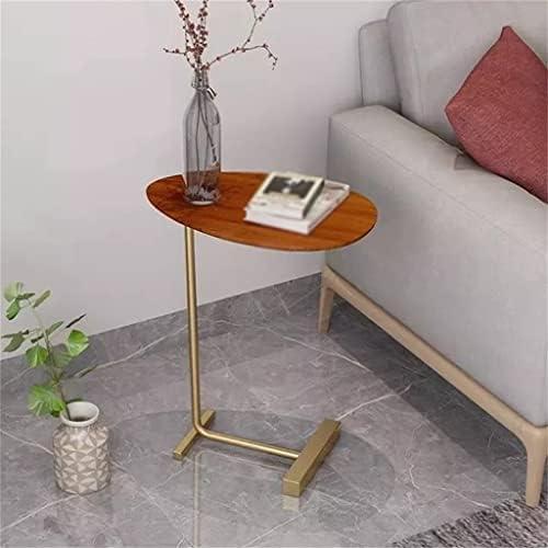 Stylish C-Shaped End ‍Table for Living Room & Bedroom Use