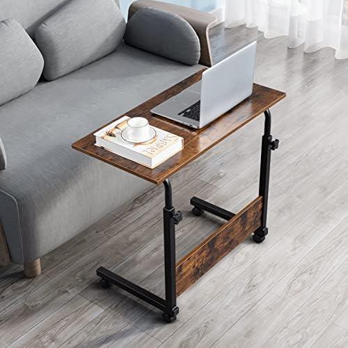 Stylish C-Shaped End Table for ‌Living​ Room & Bedroom Use