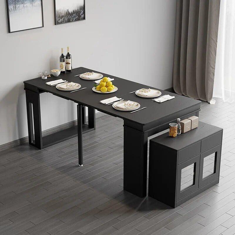 Elegant Extendable Dining Table: Versatile & Stylish