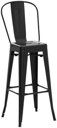 Stylish Comfort: Our Take on COSTWAY's 30'' Metal Bar Stools