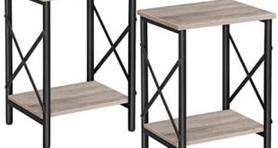 Elegant Wood and Metal End Tables for Any Space