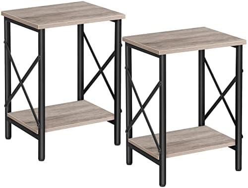 Elegant Wood and Metal End Tables for Any Space