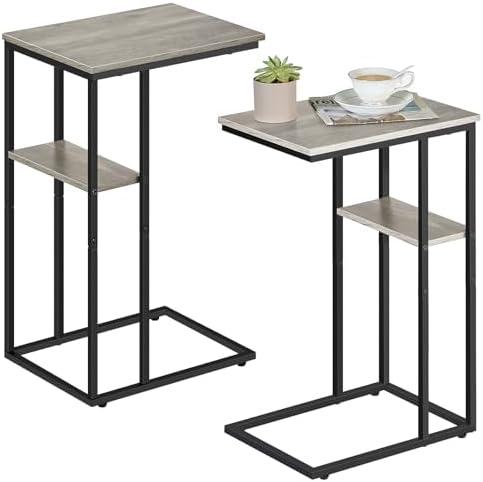 Versatile end tables: stylish, functional, and space-saving!