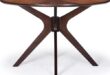 Elegant Marble-Top Dining Table with Alloy Support Base