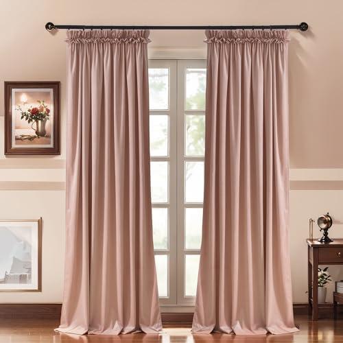 Soft⁢ Velvet Blackout Curtains ‍- Elegant, Safe & Easy Care