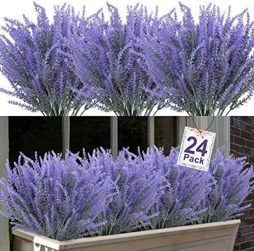 Artificial Lavender Flowers for Elegant Home & Garden Decor