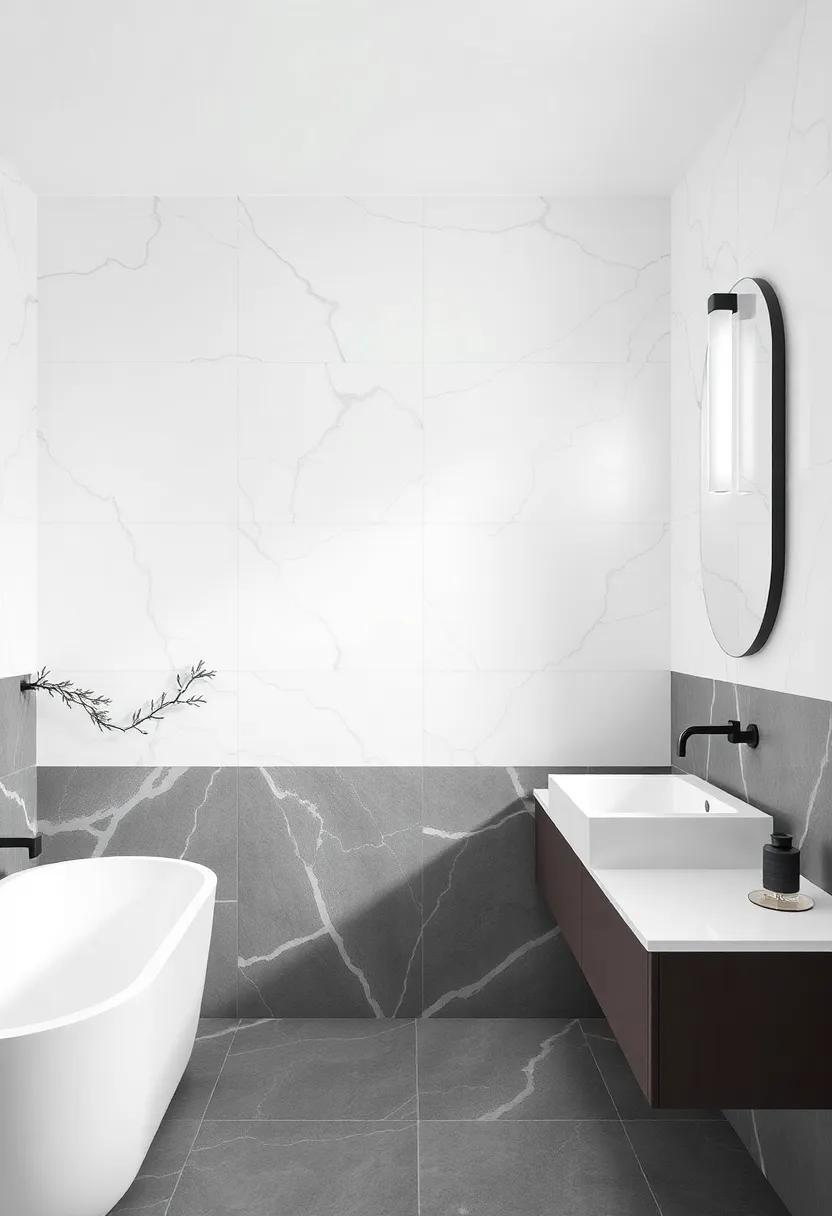 Transform Your Space: Elevate Bathroom Elegance with Marble-Accented Wall Tiles