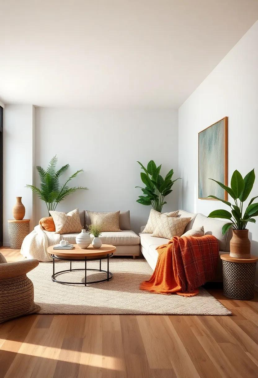 Layering⁣ Textures for Depth and Warmth in Bohemian Rooms