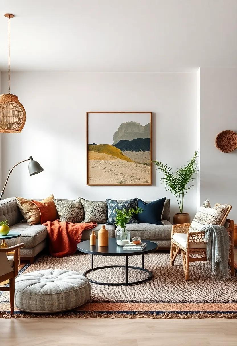 Creating Focal ​Points: Bold Artwork and Statement pieces