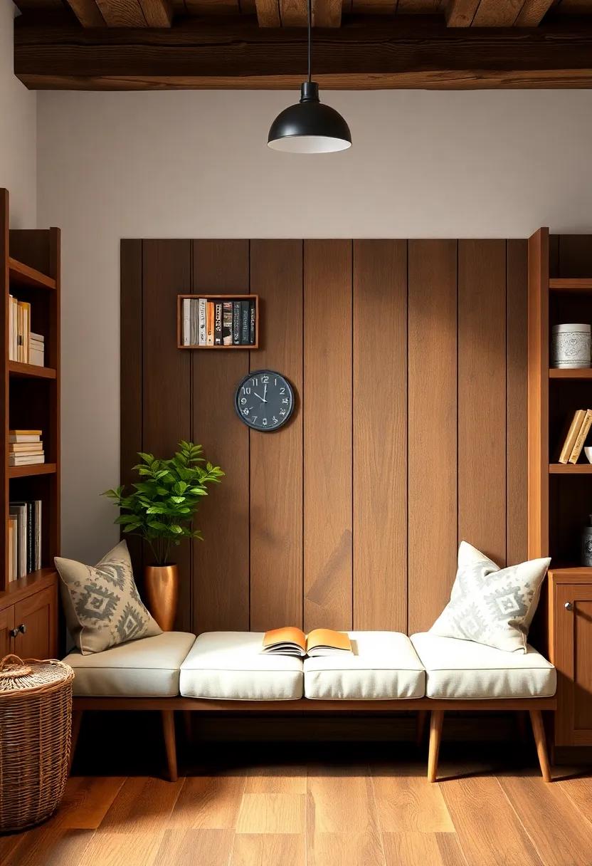 Creating a Cozy ​Reading Nook with Inviting Seating and Shelving