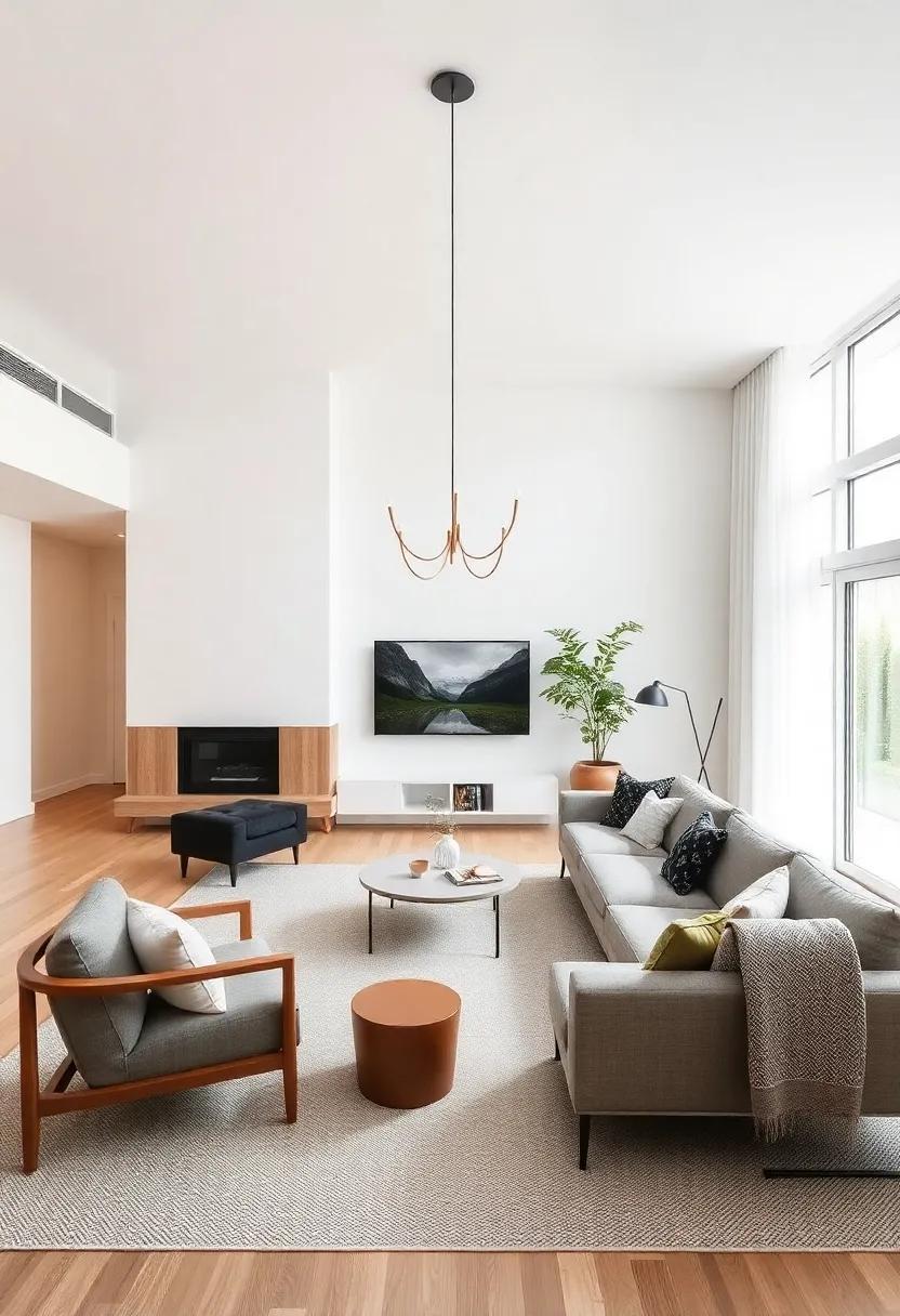 Embracing Serenity: The Allure of Scandinavian Open Concept Living Rooms