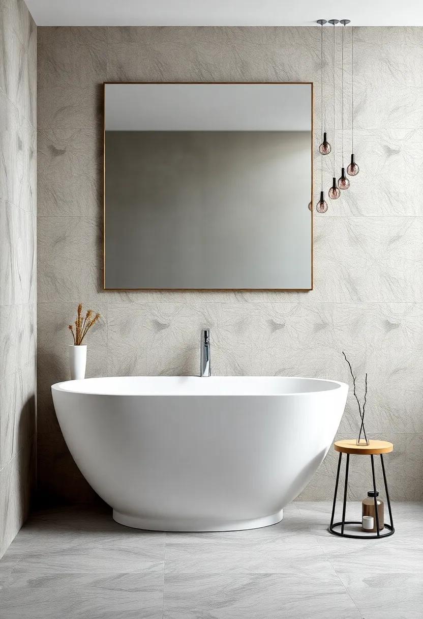 Textured Wall​ Finishes: Adding Depth and Interest to ‍Bathroom Spaces